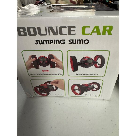 Click N Play Stunt Bounce Car Jumping Sumo With Light & Sound USB Charging - Picture 4 of 5